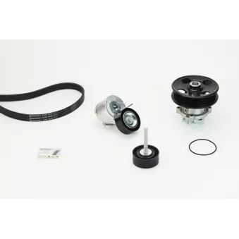 Pompe à eau+Jeu de courroie trapézoïdale à nervures CONTITECH