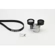 Jeu de courroies trapézoïdales à nervures CONTITECH 6PK1698K1 - Visuel 1