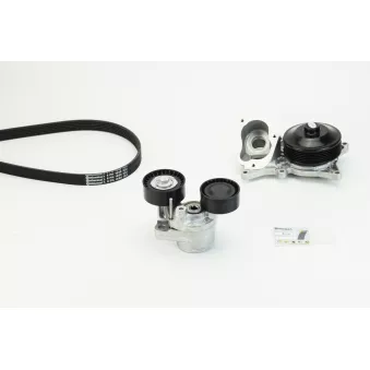 Pompe à eau+Jeu de courroie trapézoïdale à nervures CONTITECH 6PK1698WP2