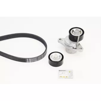 Jeu de courroies trapézoïdales à nervures CONTITECH 6PK1822 EXTRA K1