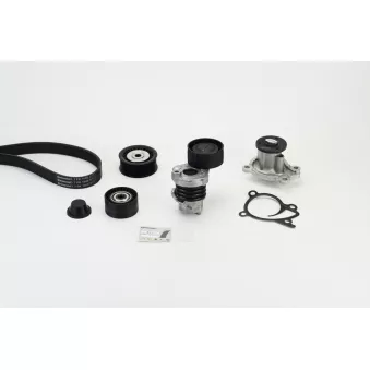 Pompe à eau+Jeu de courroie trapézoïdale à nervures CONTITECH 7PK1605WP1