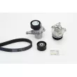 Pompe à eau+Jeu de courroie trapézoïdale à nervures CONTITECH 7PK1705WP1 - Visuel 1