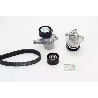 Pompe à eau+Jeu de courroie trapézoïdale à nervures CONTITECH 7PK1705WP1