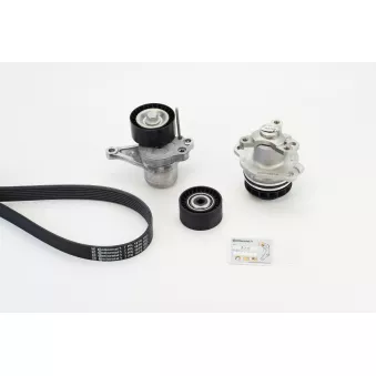 Pompe à eau+Jeu de courroie trapézoïdale à nervures CONTITECH 7PK1970WP1