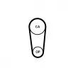 Courroie crantée CONTITECH CT1246 - Visuel 2