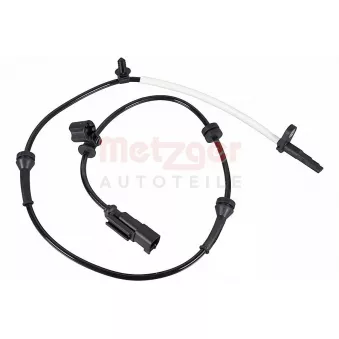 Capteur, vitesse de roue METZGER 09001557