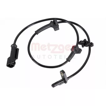 Capteur, vitesse de roue METZGER 09001564