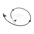 Capteur, vitesse de roue METZGER 09001567 - Visuel 1