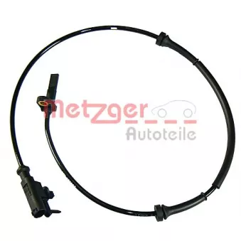 Capteur, vitesse de roue METZGER 09001598