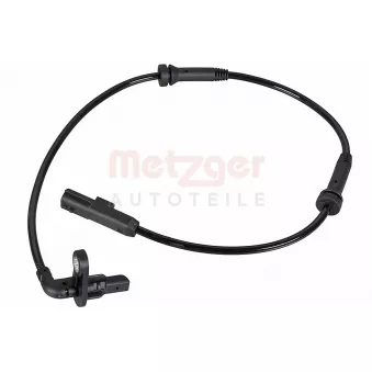 Capteur, vitesse de roue arrière gauche METZGER 09001603