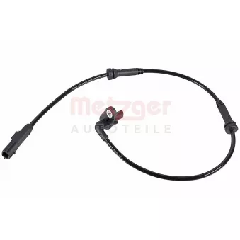 Capteur, vitesse de roue arrière droit METZGER 09001604