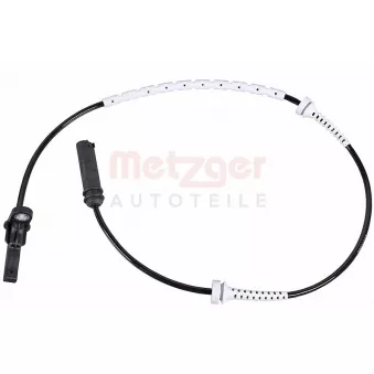 Capteur, vitesse de roue avant METZGER 09001612