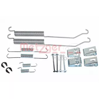 Kit d'accessoires, mâchoire de frein METZGER 105-0036