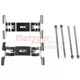 Kit d'accessoires, plaquette de frein à disque METZGER 109-0195