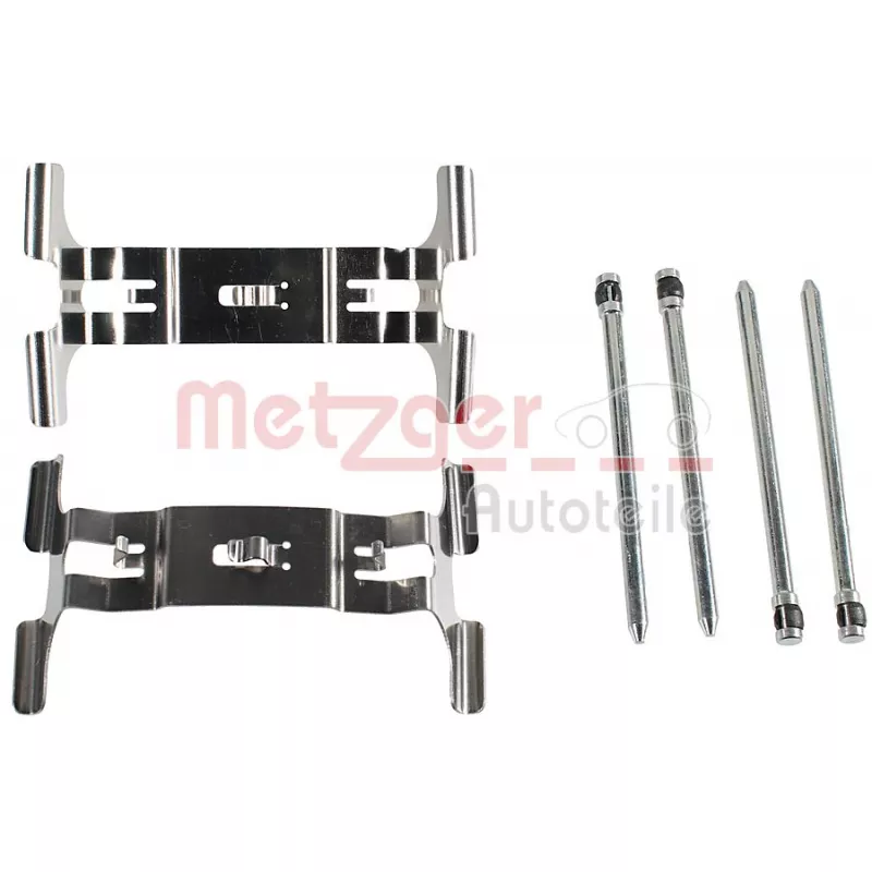 Kit d'accessoires, plaquette de frein à disque METZGER 109-0195