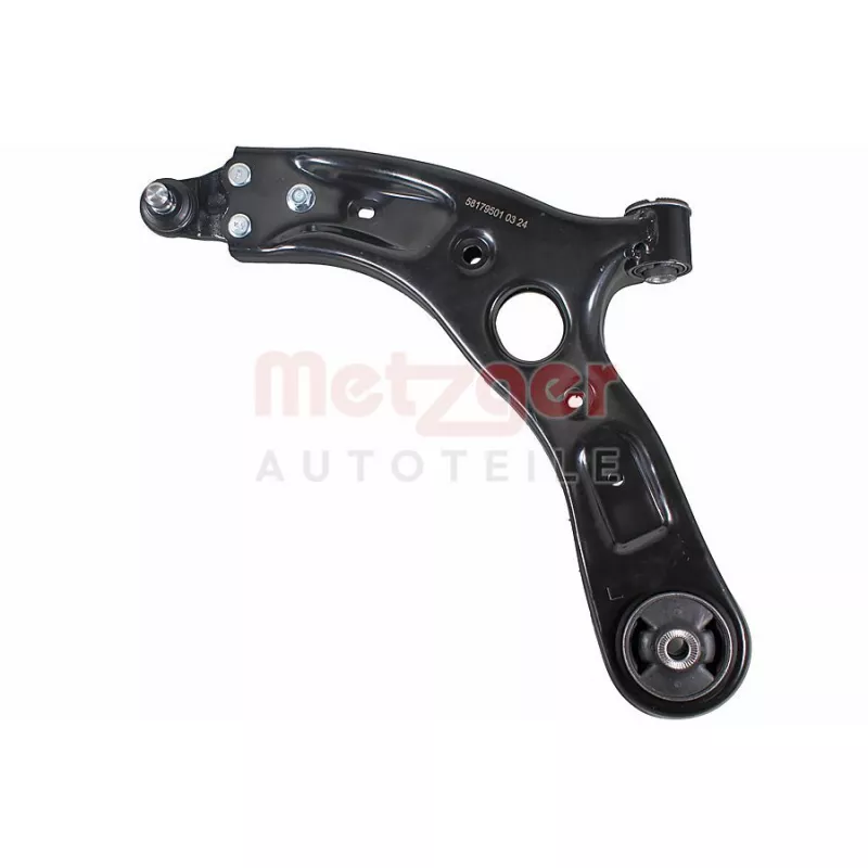 Bras de liaison, suspension de roue avant gauche METZGER 58179501