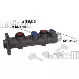 Maître-cylindre de frein METELLI 05-0009K