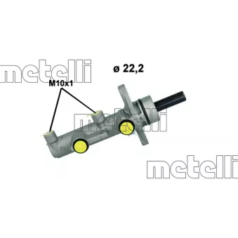 Maître-cylindre de frein METELLI 05-1233