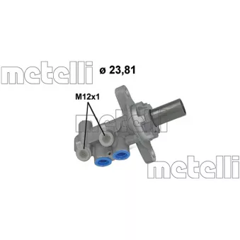 Maître-cylindre de frein METELLI 05-1261