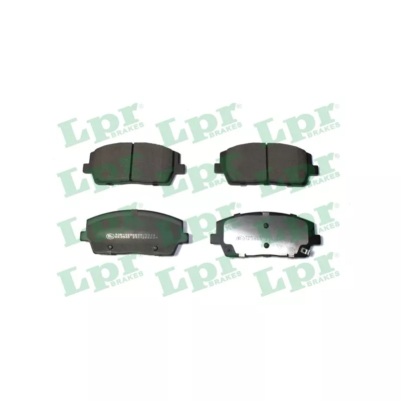 Jeu de 4 plaquettes de frein avant LPR 05P2234