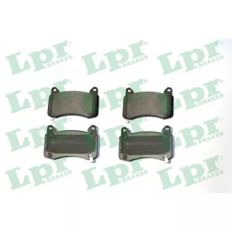 Jeu de 4 plaquettes de frein avant LPR 05P2301