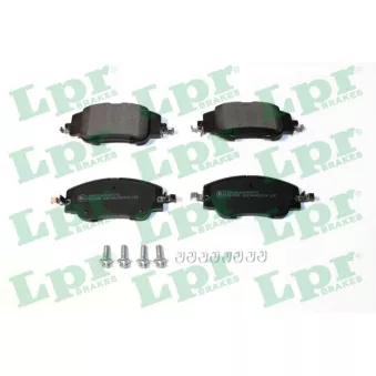Jeu de 4 plaquettes de frein avant LPR 05P2314