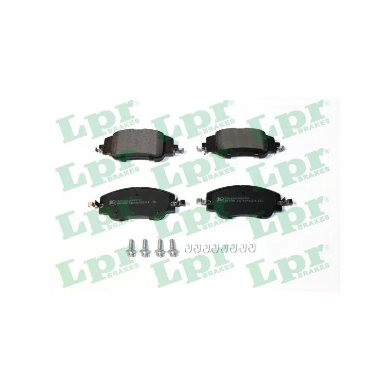 Jeu de 4 plaquettes de frein avant LPR 05P2314