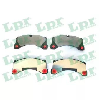Jeu de 4 plaquettes de frein avant LPR 05P2347