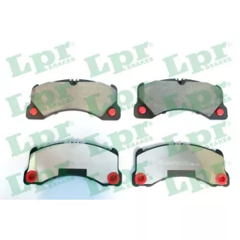 Jeu de 4 plaquettes de frein avant LPR 05P2350