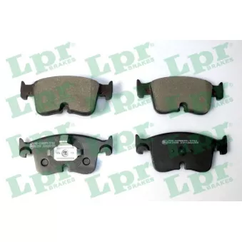 Jeu de 4 plaquettes de frein avant LPR 05P2355