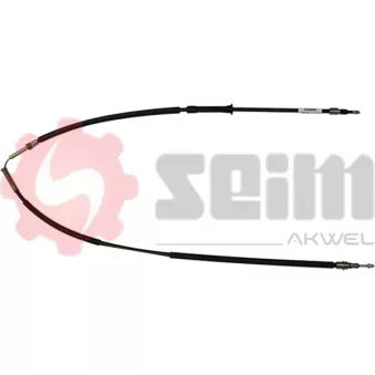 Tirette à câble, frein de stationnement arrière SEIM 556484