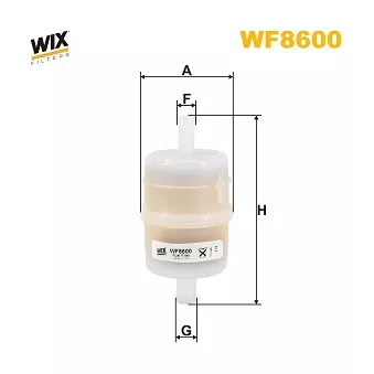 Filtre à carburant WIX FILTERS