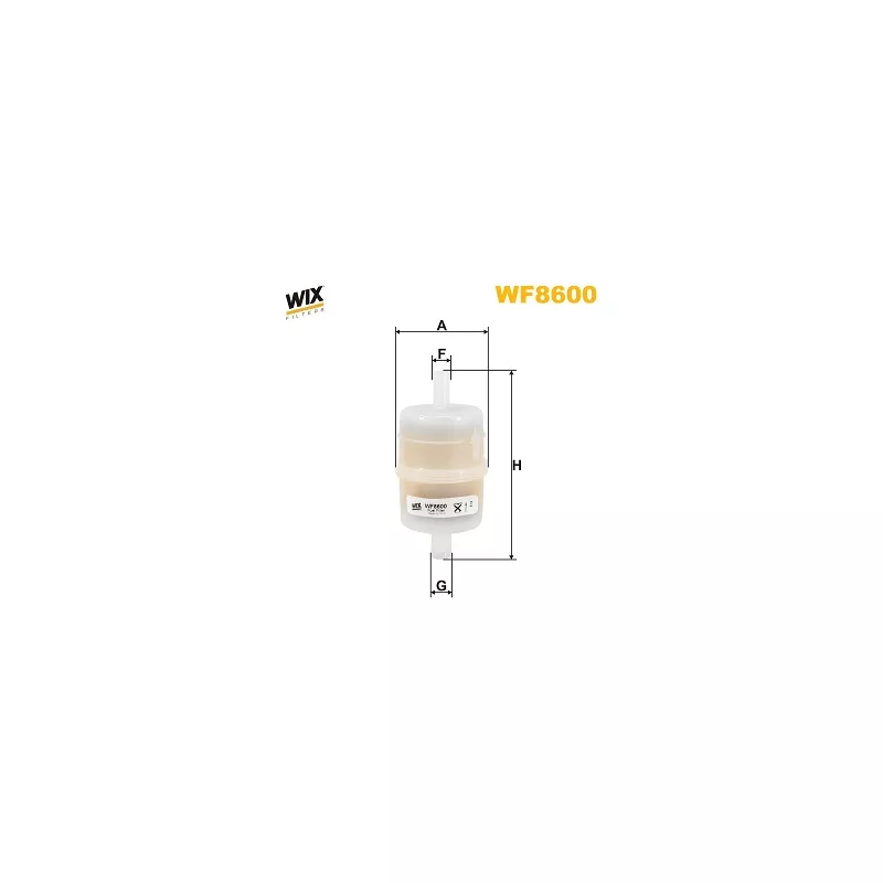 Filtre à carburant WIX FILTERS WF8600
