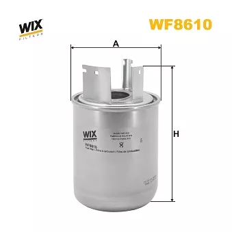Filtre à carburant WIX FILTERS WF8610