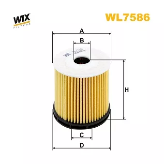 Filtre à huile WIX FILTERS