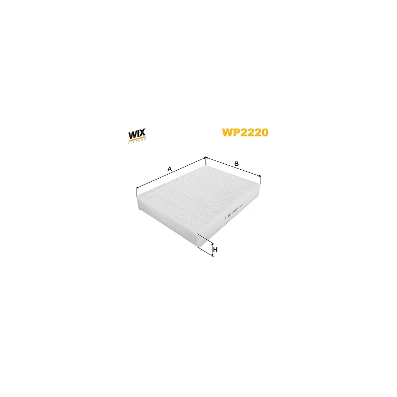 Filtre, air de l'habitacle WIX FILTERS WP2220