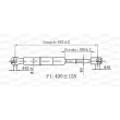 Vérin de hayon, de coffre OPEN PARTS GSR6542.00 - Visuel 2