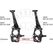 Fusée d'essieu, suspension de roue avant droit AIC 75771Set - Visuel 1