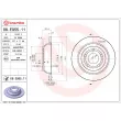 Jeu de 2 disques de frein arrière BREMBO 08.E955.11 - Visuel 1