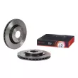 Jeu de 2 disques de frein avant BREMBO 09.A637.1X - Visuel 2
