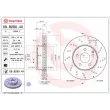 Jeu de 2 disques de frein avant BREMBO 09.B280.4X - Visuel 1