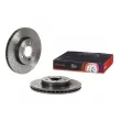 Jeu de 2 disques de frein avant BREMBO 09.D772.1X - Visuel 2