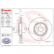 Jeu de 2 disques de frein avant BREMBO 09.E522.11 - Visuel 1