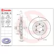 Jeu de 2 disques de frein avant BREMBO 09.E538.10 - Visuel 1