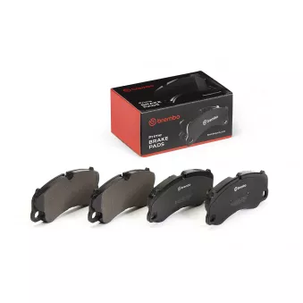 Jeu de 4 plaquettes de frein avant BREMBO P 65 054