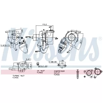 Turbocompresseur, suralimentation NISSENS
