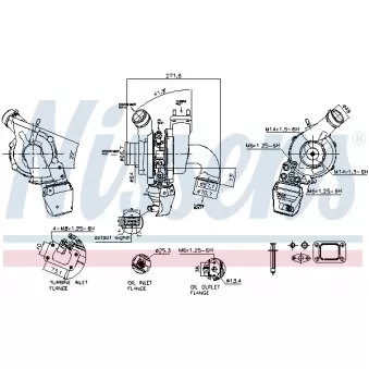 Turbocompresseur, suralimentation NISSENS