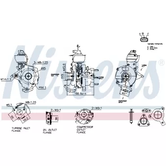 Turbocompresseur, suralimentation NISSENS