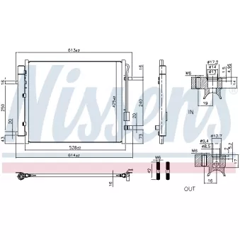 Condenseur, climatisation NISSENS 941028