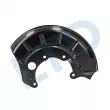 Déflecteur, disque de frein avant gauche LTD LTD-191615311A - Visuel 2